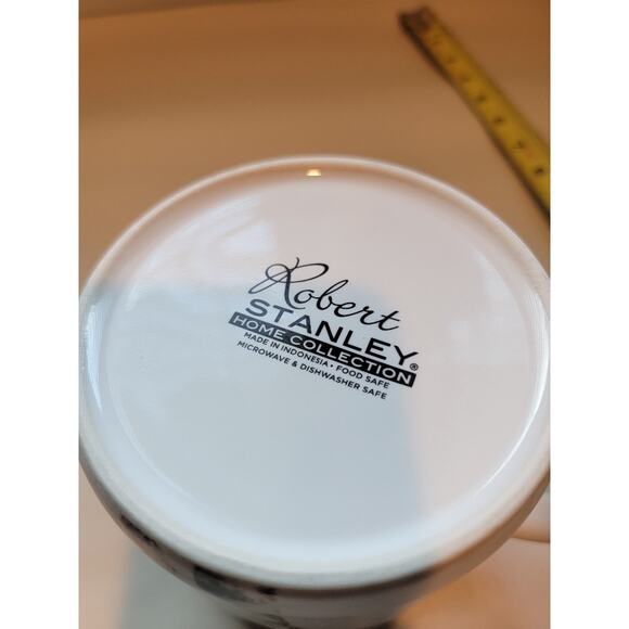 Robert Stanley Coffee Tea Mug Christmas Winter Scene Christmas Porcelain White - Picture 7 of 8